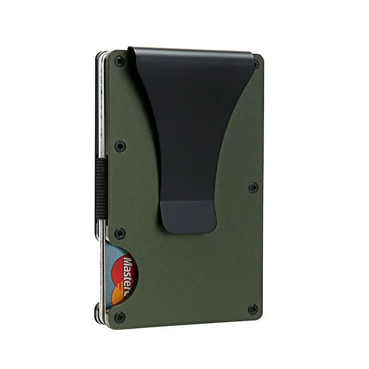 Lommebok i Matt Kobolt Titan – Slank og Elegant RFID-lommebok for Menn og Kvinner