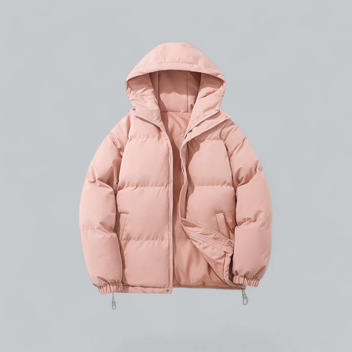 Varm vinterparka for herre med justerbar hette