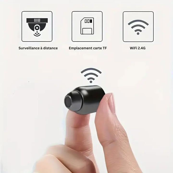 Trådløst mini-spionkamera - Sikker HD-overvåking