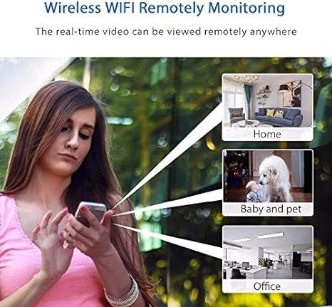 Mini WiFi Trådløst Sikkerhetskamera 1080P - App-kontroll Inne/Ute