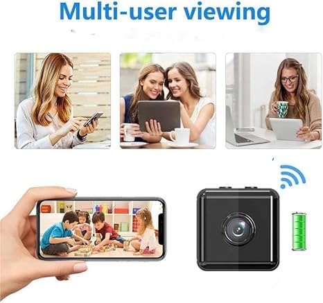 Mini WiFi Trådløst Sikkerhetskamera 1080P - App-kontroll Inne/Ute
