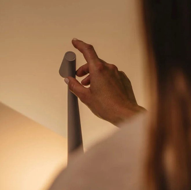 Nordisk stemningslampe | Trådløs | LED-leselampe | Bordlampe
