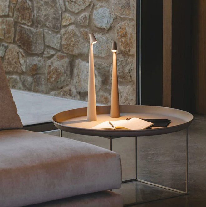 Nordisk stemningslampe | Trådløs | LED-leselampe | Bordlampe