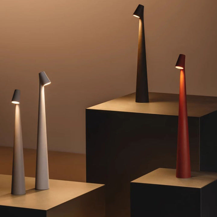 Nordisk stemningslampe | Trådløs | LED-leselampe | Bordlampe