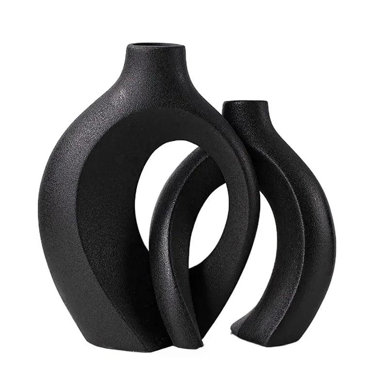 ScandiVase - Sett med minimalistiske keramikkvaser