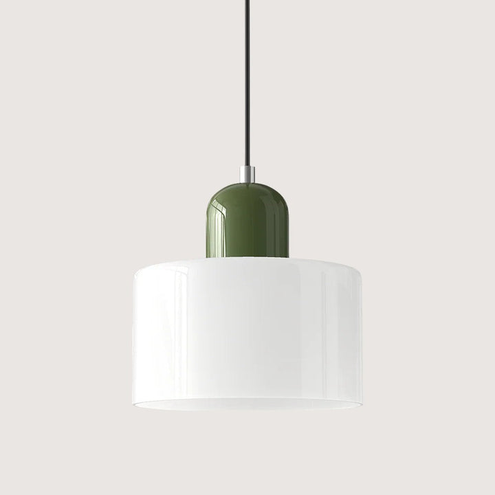 Moderne hengelampe i glass