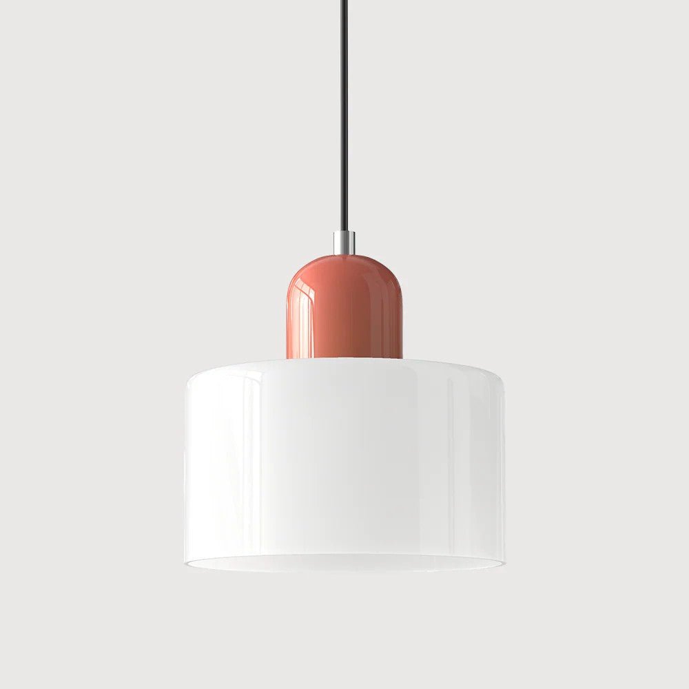 Moderne hengelampe i glass