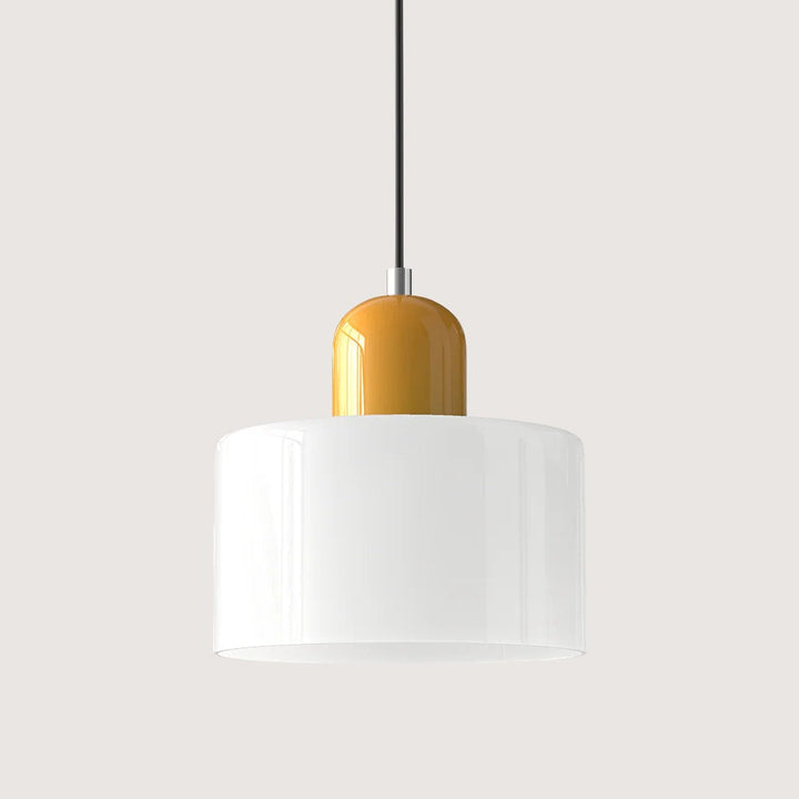 Moderne hengelampe i glass