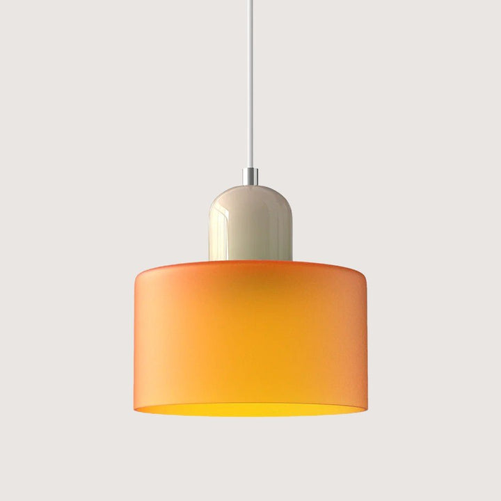 Moderne hengelampe i glass