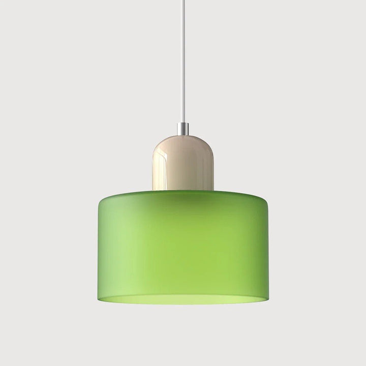 Moderne hengelampe i glass
