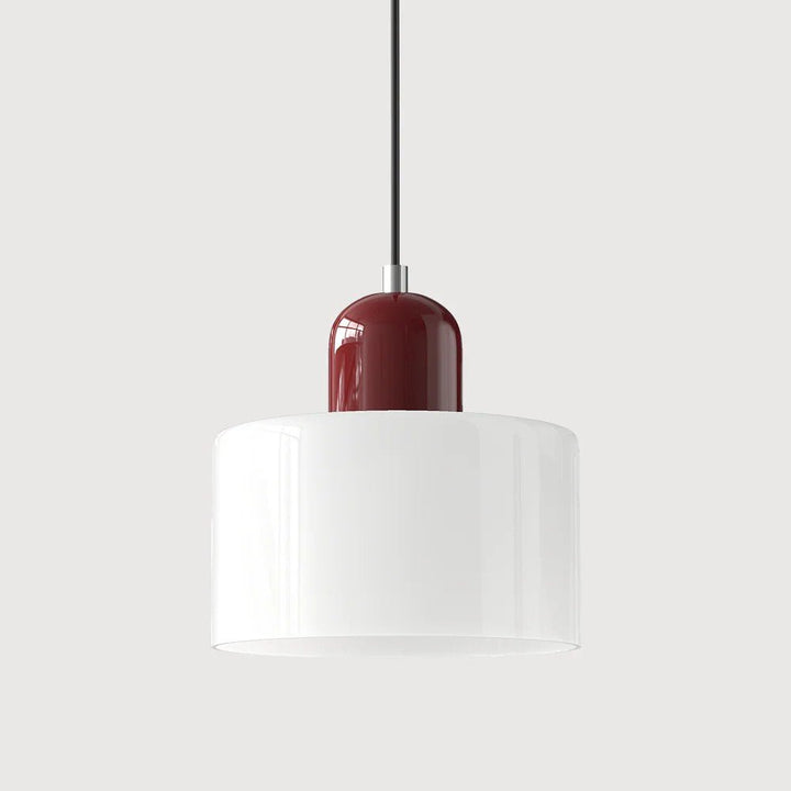 Moderne hengelampe i glass