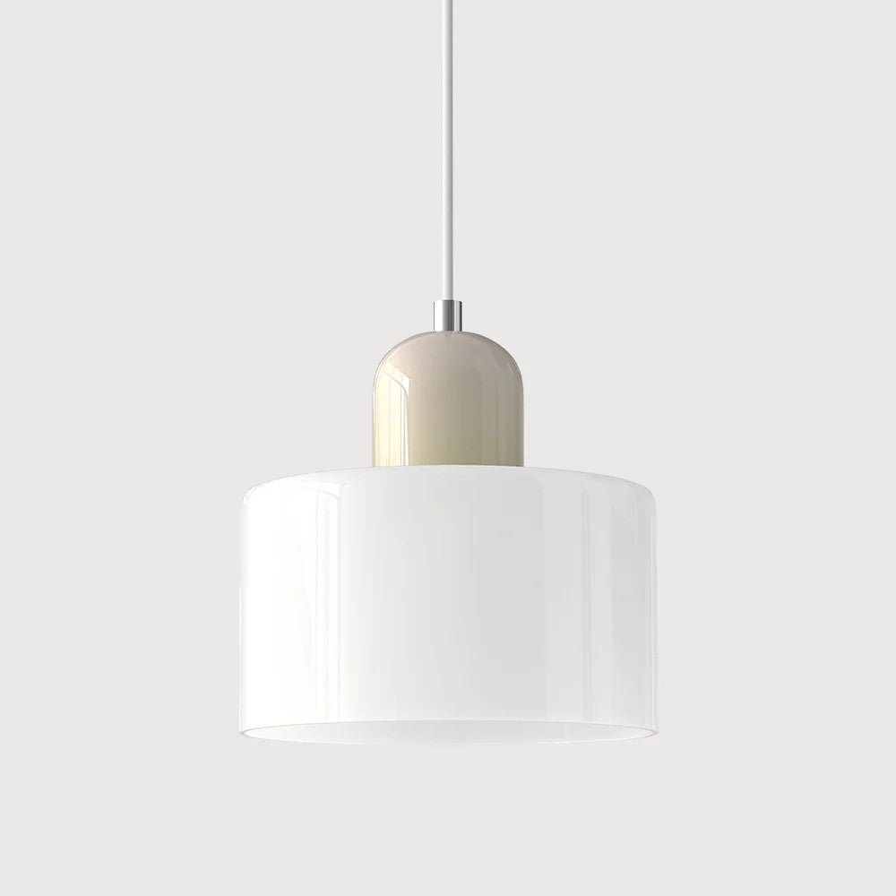 Moderne hengelampe i glass