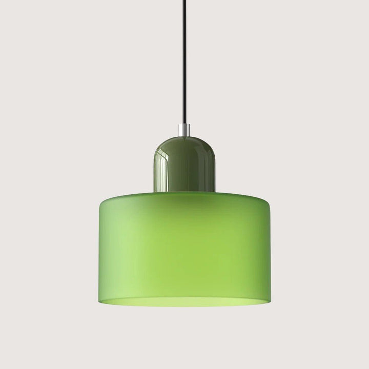 Moderne hengelampe i glass