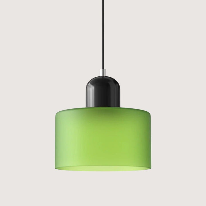 Moderne hengelampe i glass