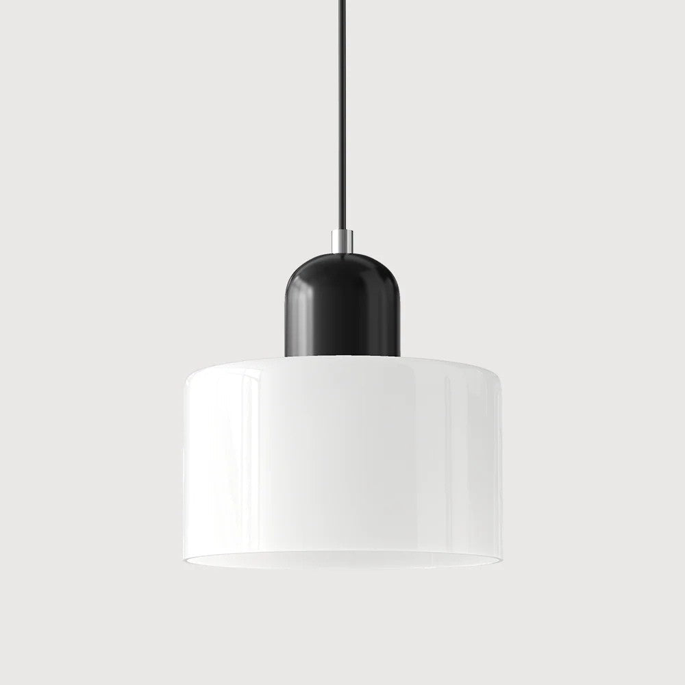 Moderne hengelampe i glass