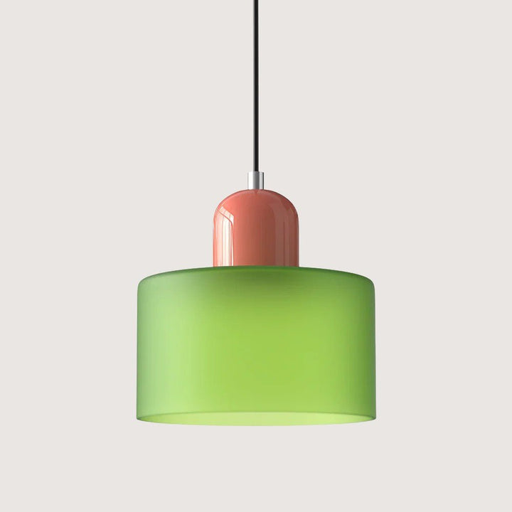 Moderne hengelampe i glass