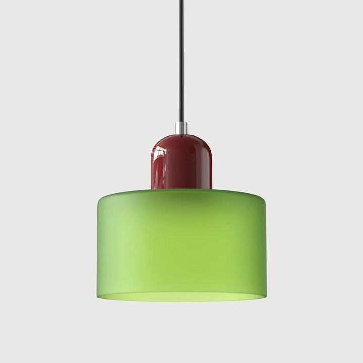 Moderne hengelampe i glass