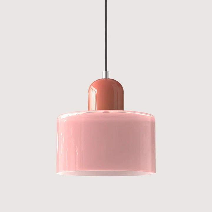 Moderne hengelampe i glass