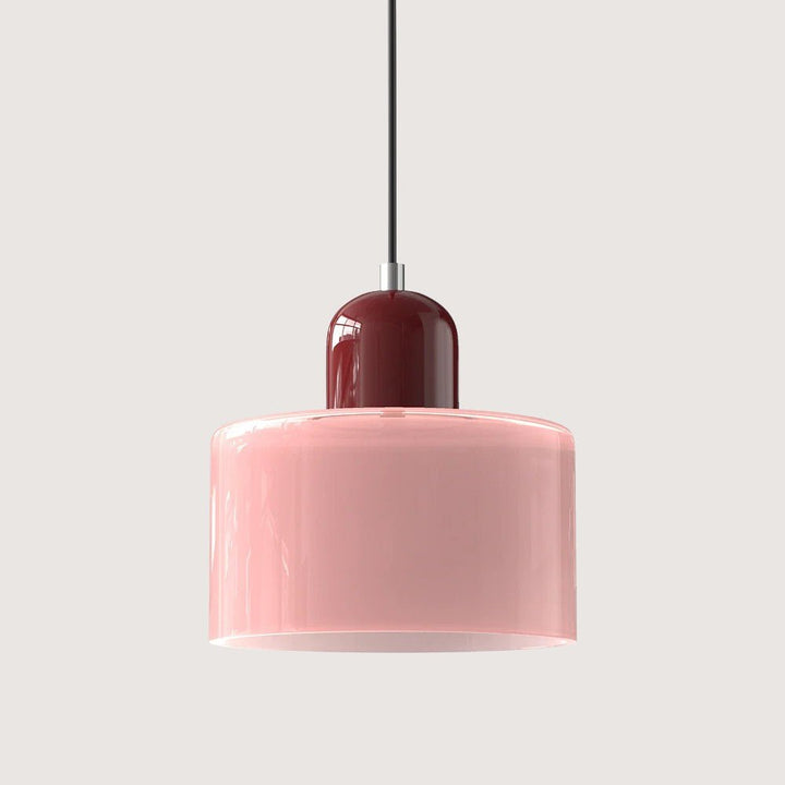 Moderne hengelampe i glass