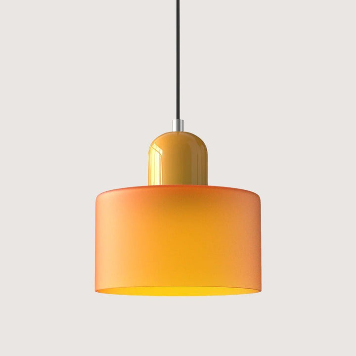 Moderne hengelampe i glass