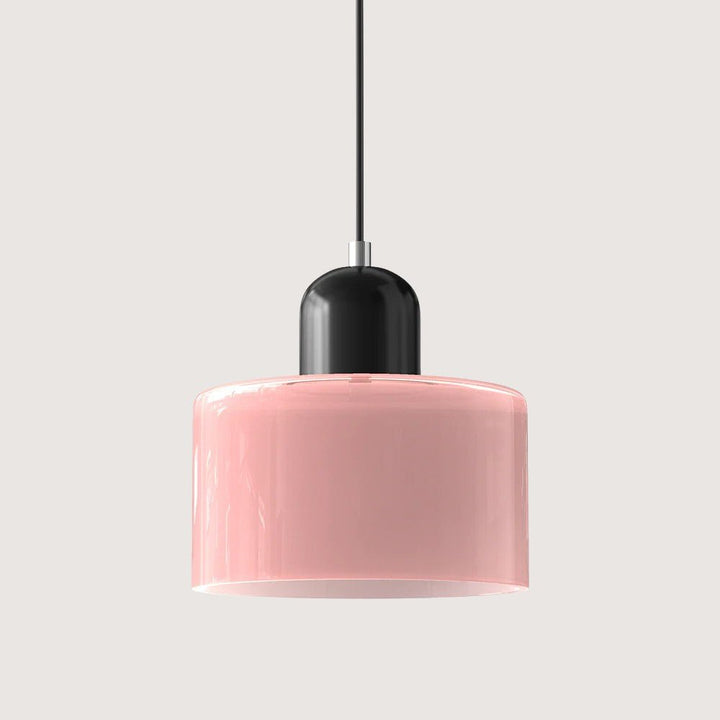 Moderne hengelampe i glass