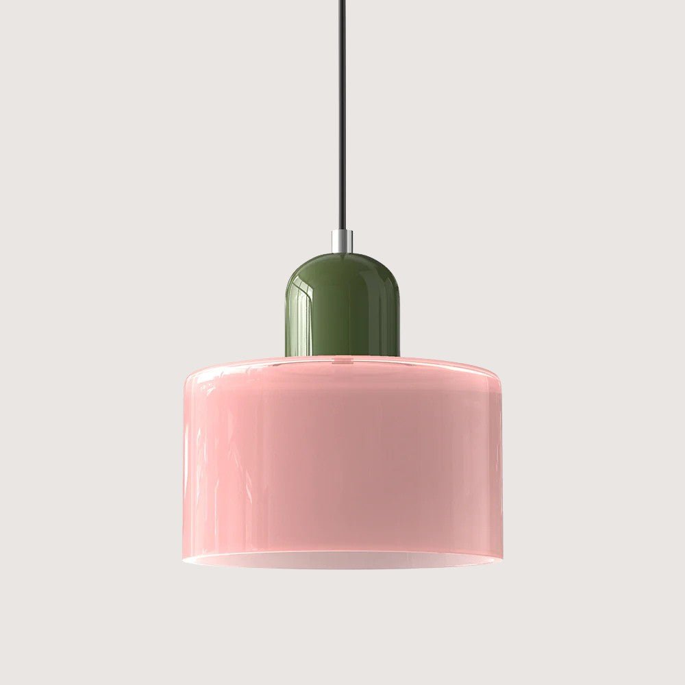 Moderne hengelampe i glass