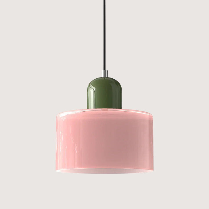 Moderne hengelampe i glass