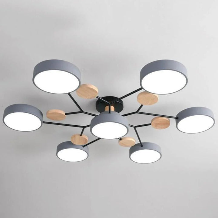 Moderne LED-lysekrone til stuen