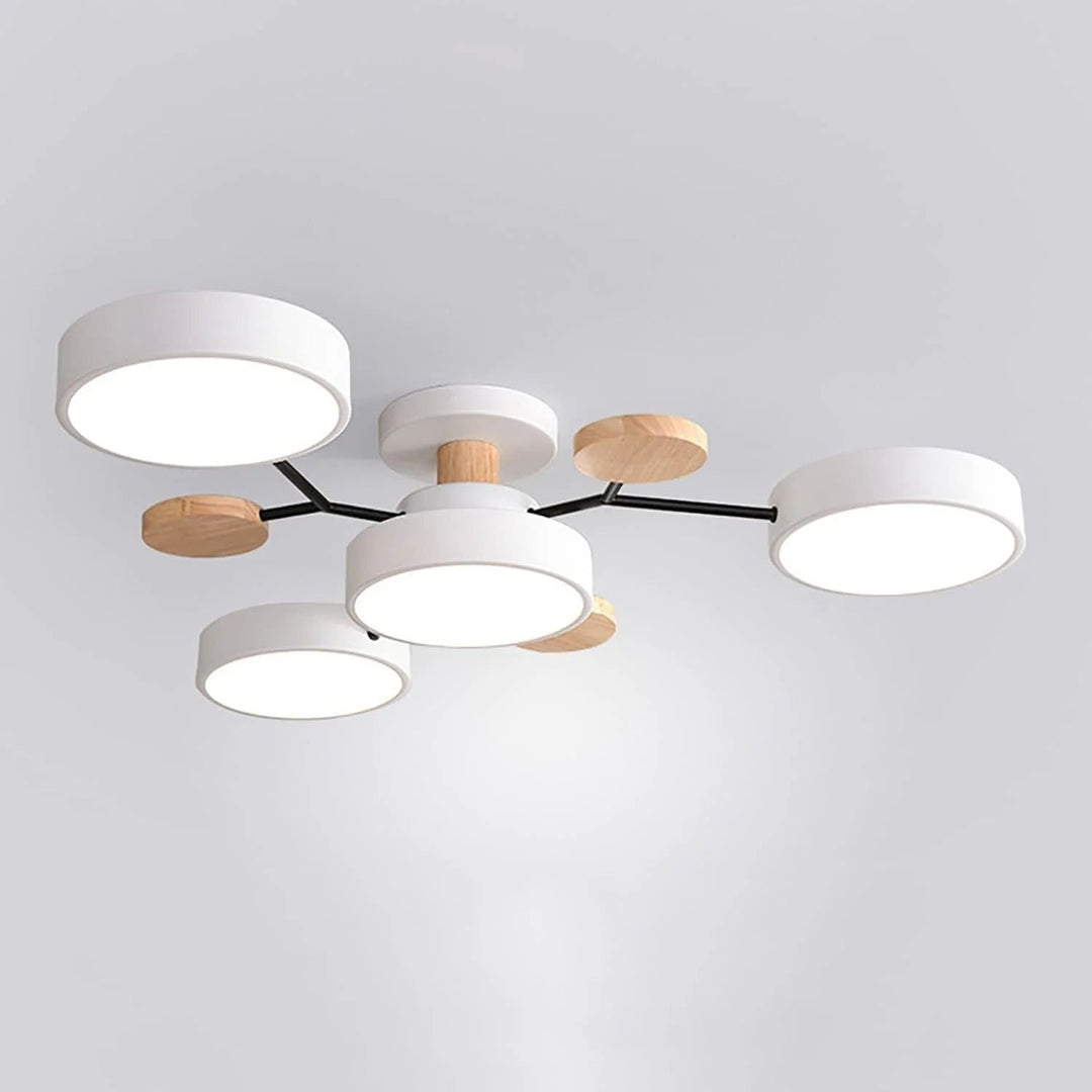 Moderne LED-lysekrone til stuen