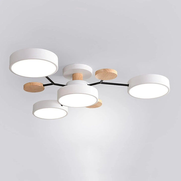 Moderne LED-lysekrone til stuen