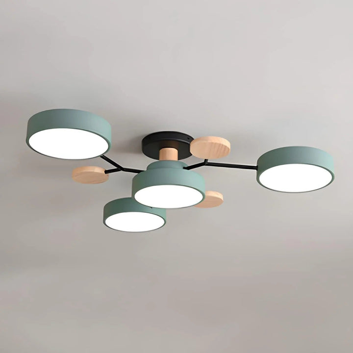 Moderne LED-lysekrone til stuen