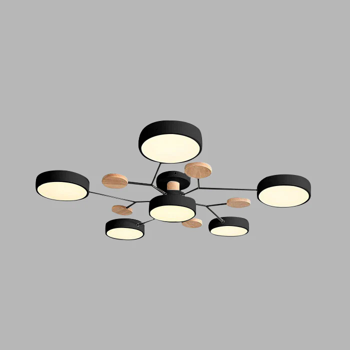 Moderne LED-lysekrone til stuen