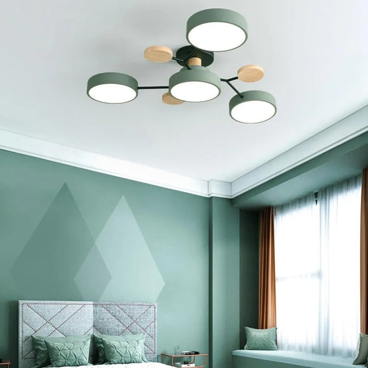 Moderne LED-lysekrone til stuen