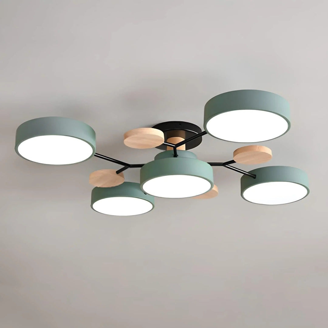 Moderne LED-lysekrone til stuen