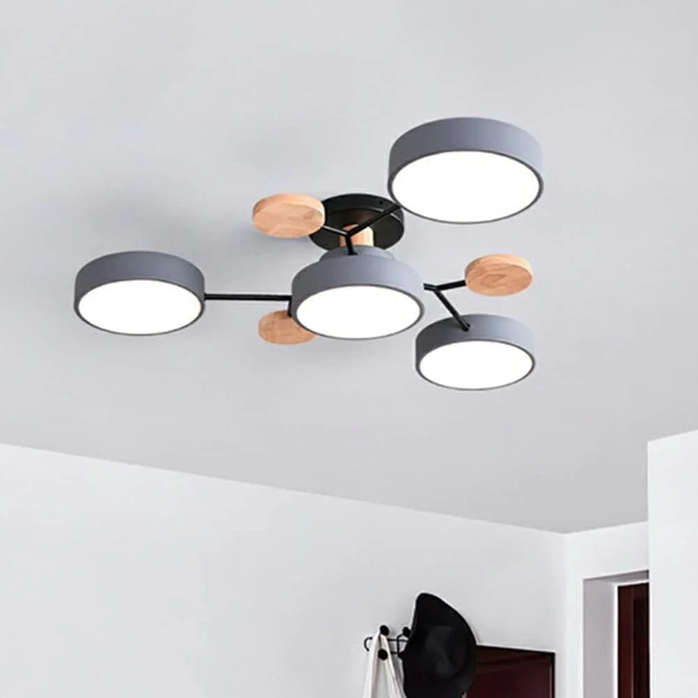 Moderne LED-lysekrone til stuen