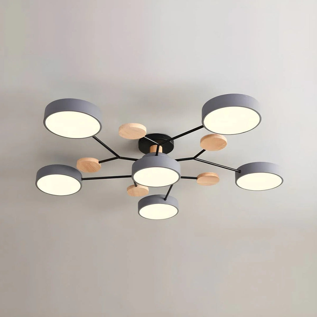Moderne LED-lysekrone til stuen
