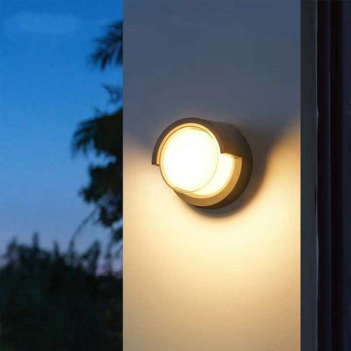 Utendørs vegglampe med bevegelsessensor – Moderne design