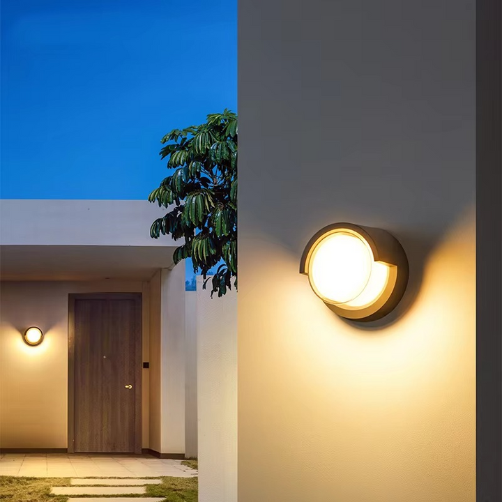 Utendørs vegglampe med bevegelsessensor – Moderne design