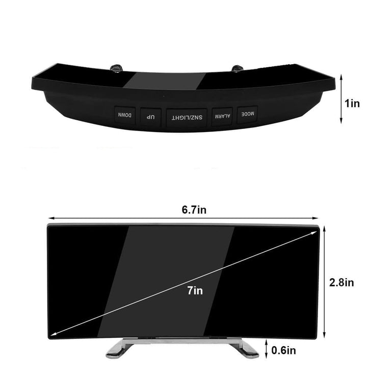 Stemningsfullt LED-vekkeklokkeur