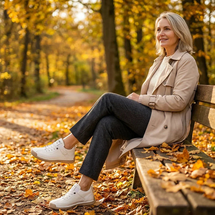 Komfortable, støttende slip-on-sneakers
