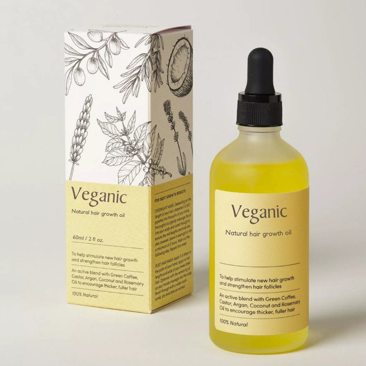 Vegansk hårveksolje – 100 % naturlig serum
