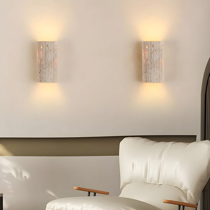 Vegglampe i Naturstein - Elegant Design