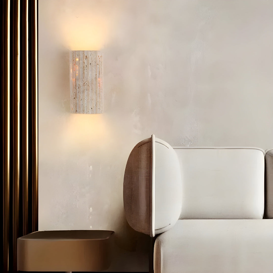 Vegglampe i Naturstein - Elegant Design