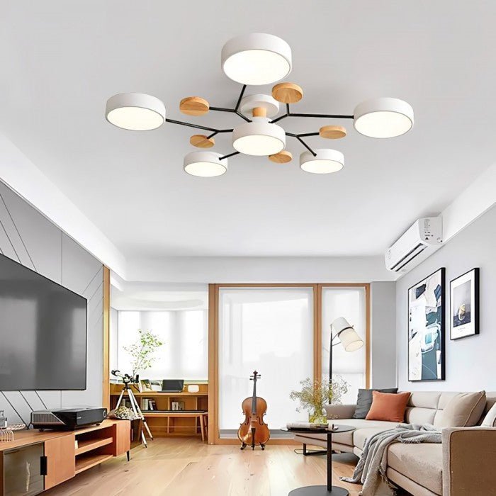 NordicGlow | Forgrenet LED-taklampe i skandinavisk stil