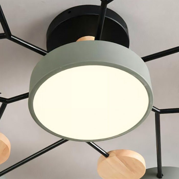 NordicGlow | Forgrenet LED-taklampe i skandinavisk stil