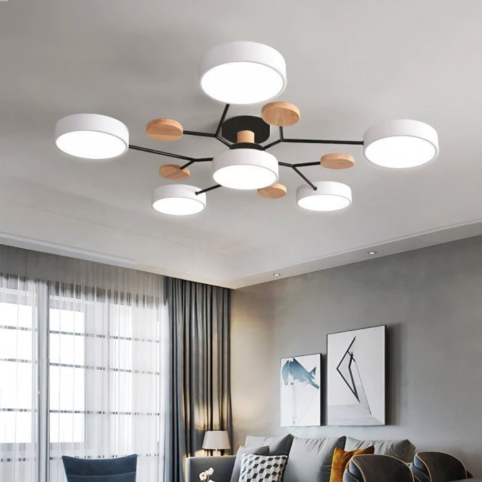 NordicGlow | Forgrenet LED-taklampe i skandinavisk stil