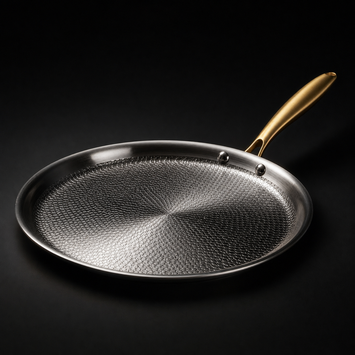 Håndhamret crêpepanne i titan - Begrenset opplag