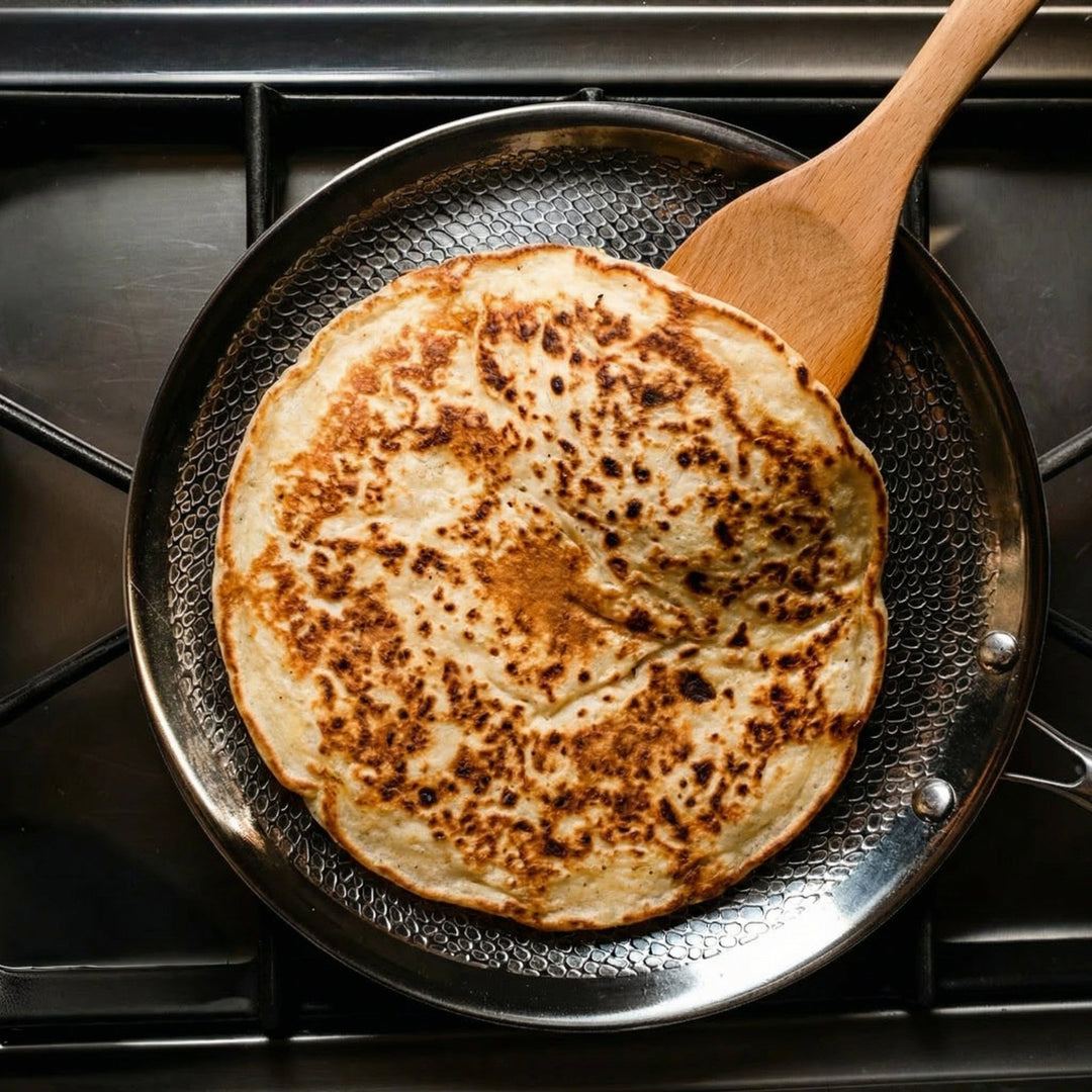 Håndhamret crêpepanne i titan - Begrenset opplag