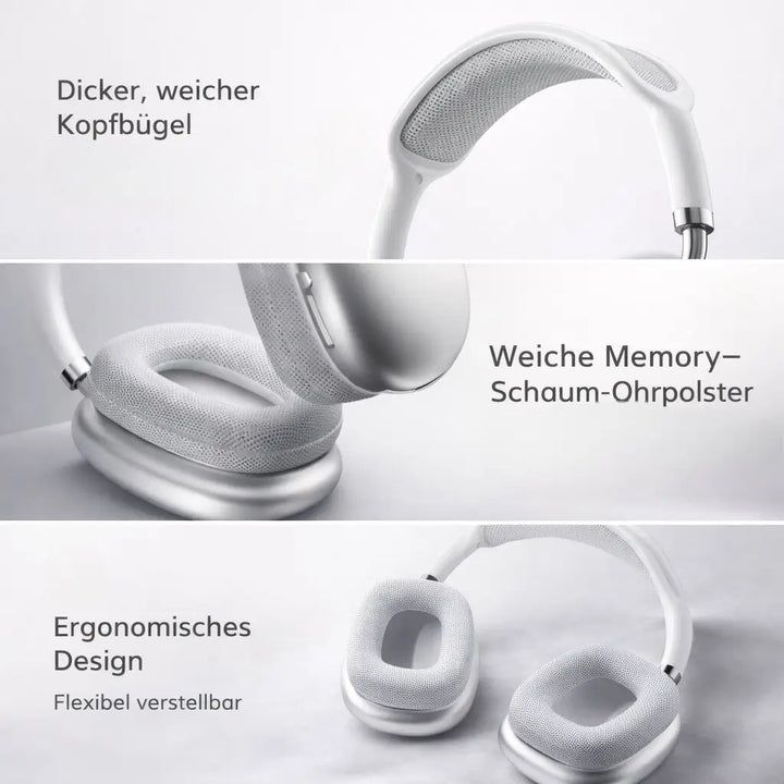 Over-Ear Hodetelefoner med Støykansellering og Bluetooth (ANC)
