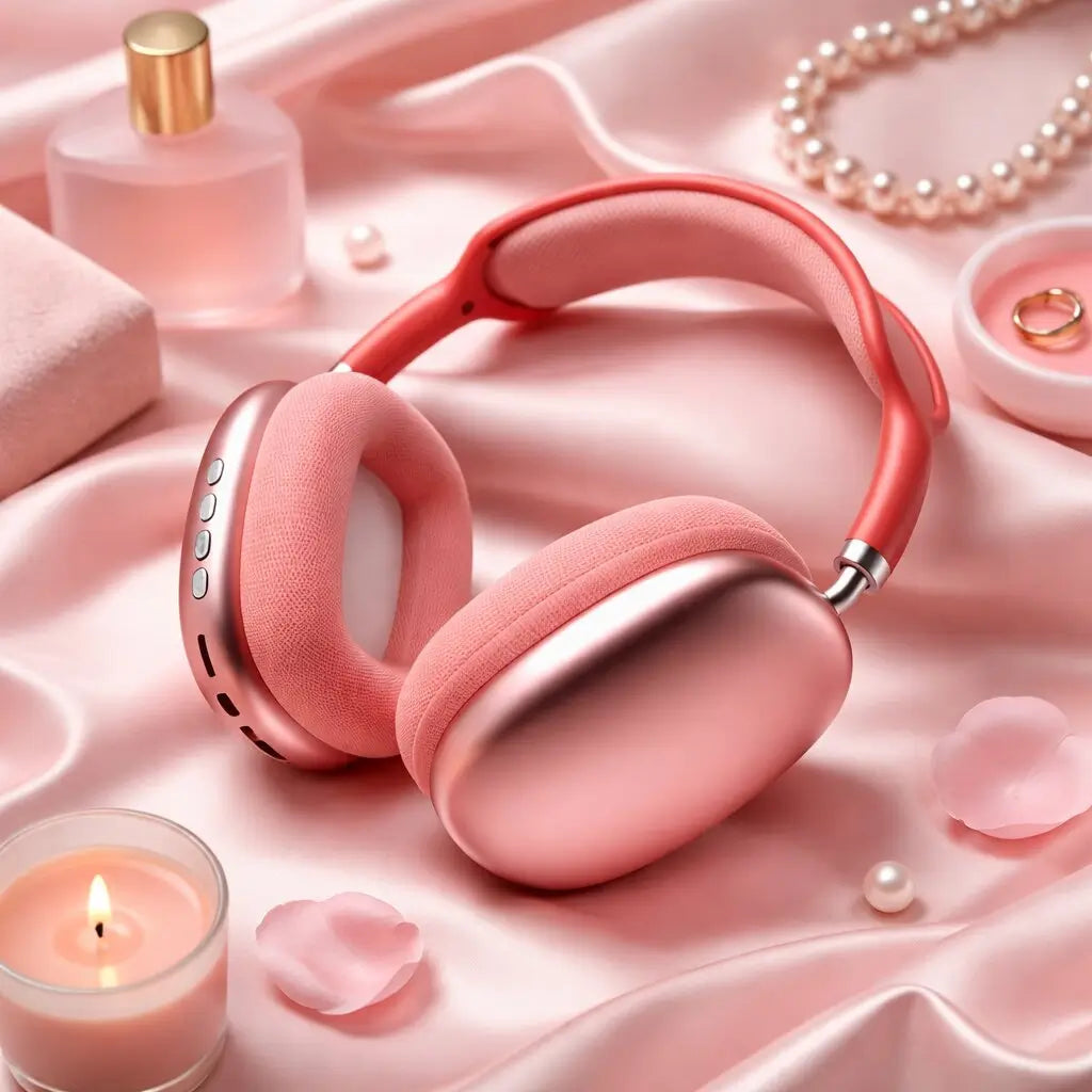 Over-Ear Hodetelefoner med Støykansellering og Bluetooth (ANC)